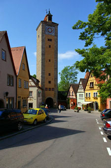Alter Stadtturm in Rothenburg ob der Tauber