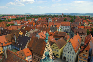 Rothenburg ob der Tauber aus der Luft